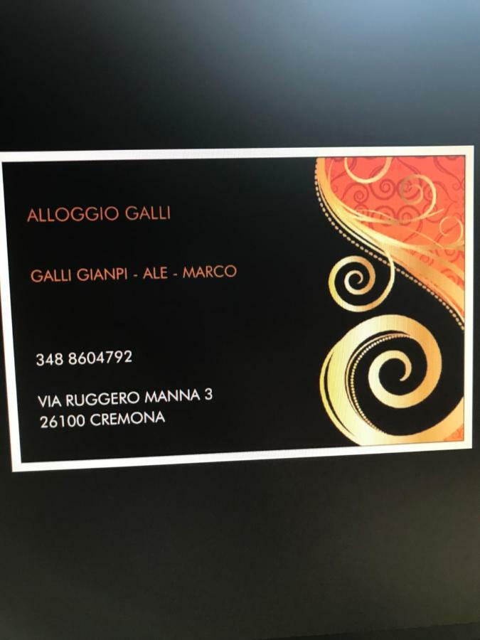 Alloggio Galli Cremona Eksteriør bilde